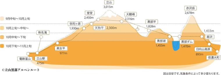 富山の紅葉 2025「室堂平｜立山黒部アルペンルート」日帰りできる標高 2450m 火山湖、天然温泉、ライチョウも