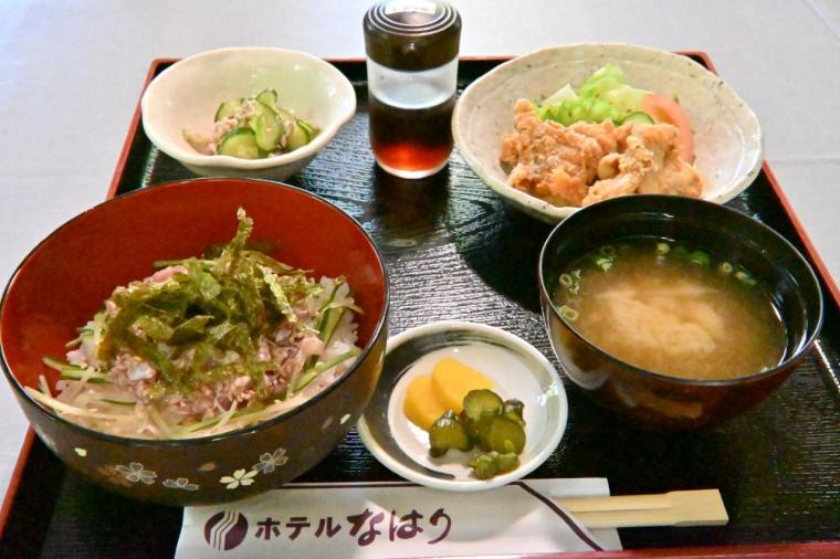 高知東旅×マグロ料理！絶品を味わう「レストラン ホテルなはり」