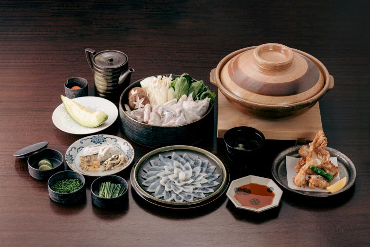 「川棚グランドホテルお多福」ふく料理