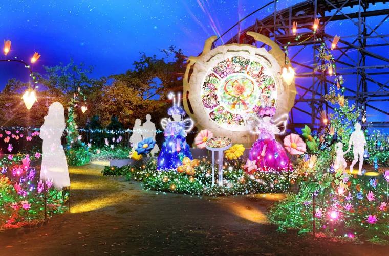 ひらかたパークのイルミネーション「光の遊園地」開催！ 新エリア＆ナイトアトラクション情報も