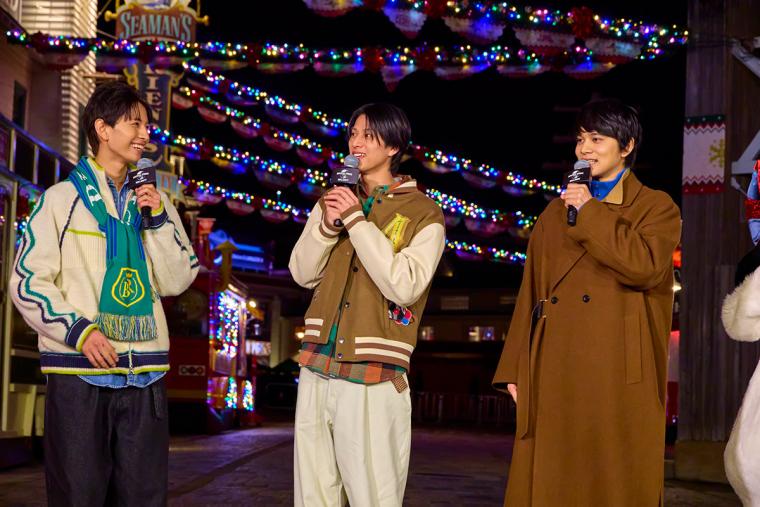 USJ クリスマスイベント2025（北村匠海さん 開幕セレモニー）