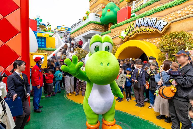 USJ 任天堂エリア開業5周年 ヨッシーグリーティング