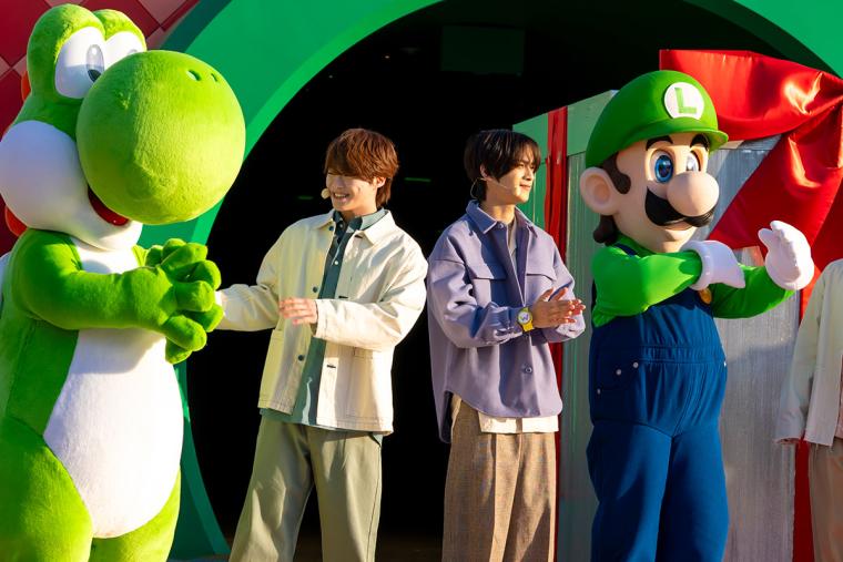 USJ 任天堂エリア開業5周年セレモニー（なにわ男子）