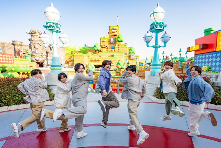 USJ 任天堂エリア開業5周年セレモニー（なにわ男子）