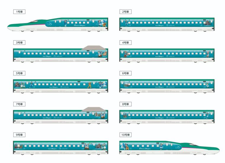 「Magical Jubilee Shinkansen」イメージ