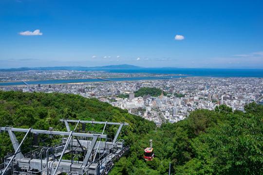 徳島県　眉山公園からの眺め