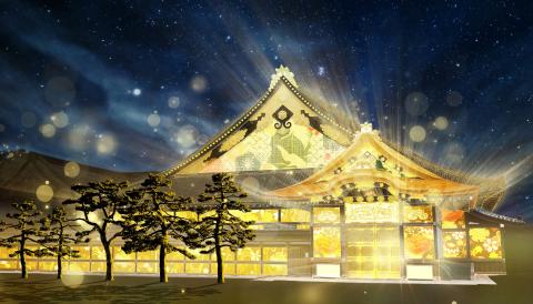 「二条城 2026 SAKURA NIGHTS」プロジェクションマッピング
