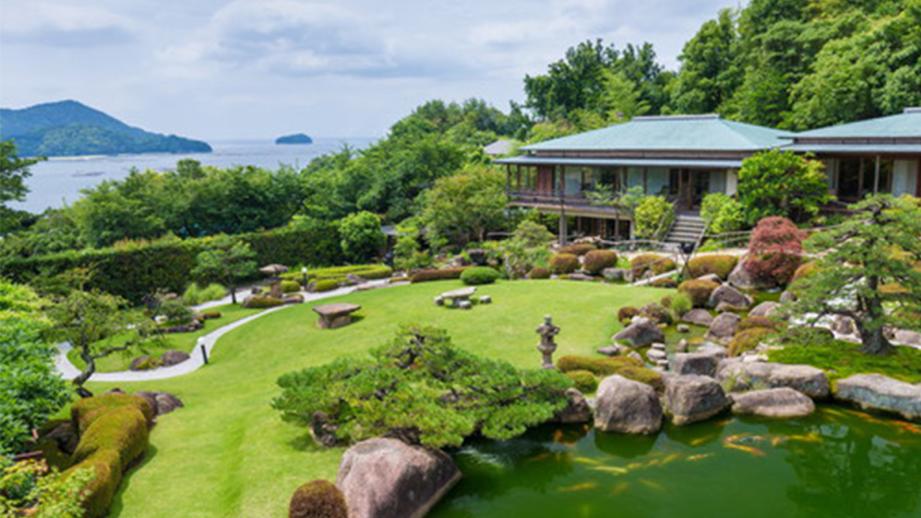 「宮浜温泉 庭園の宿 石亭」庭園