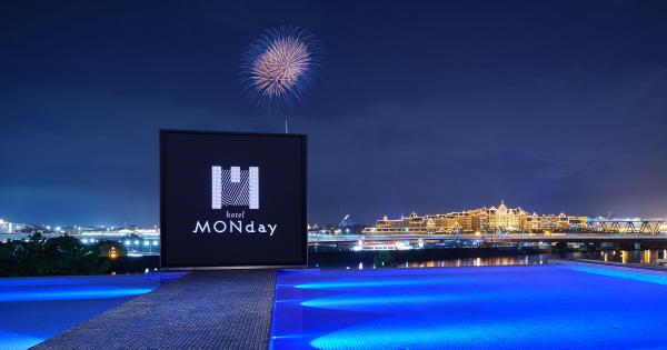 「Premium hotel MONday 舞浜ビューⅠ」屋上インフィニティプール