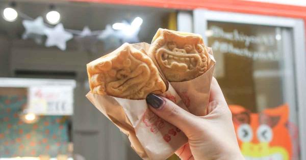 国際通りの食べ歩きグルメの新定番！もちもち生地のシーサー焼きがスイーツ系からおかず系まで揃う「はちよん」（那覇市）