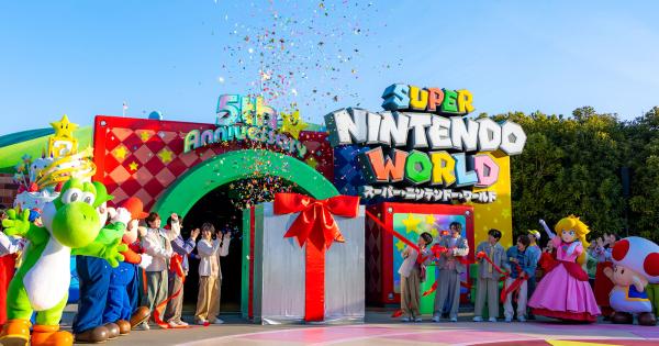 USJ 任天堂エリア開業5周年セレモニー（なにわ男子）