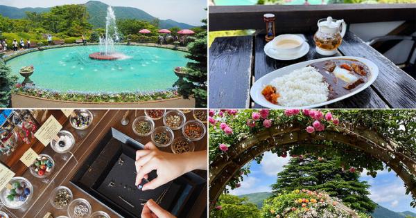 世界でひとつのアクセサリー作り体験や名物カレーランチも♪ 初夏の「箱根強羅公園」でゆったり花さんぽ